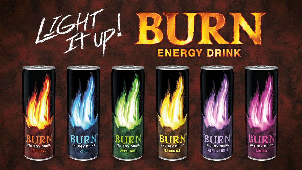 Burn Energy Drink Apple-Kiwi